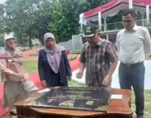 Walikota Depok, Mohammad Idris meresmikan penggunaan Depok Open Space Tahap I