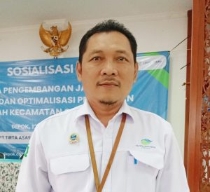 Photo: Manager Pemasaran PT. Tirta Asasta Depok, Nurhasan