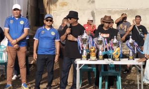 H.Sarmili saat menyampaikan kata sambutan