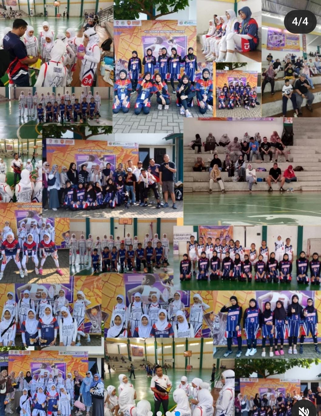 SDIT Rahmaniah Juara Harapan 1 Ajang Basket Adora Sport Entertainment di GOM Cileungsi