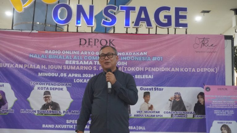 Anggota DPRD Kota Depok, Igun Sumarno Apresiasi Gelaran Halal Bihalal Radio Online Aryo Gema