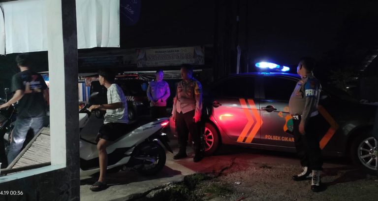 Patroli Dini Hari Polsek Cikarang Pusat, Wujud Nyata Kehadiran Negara Jaga Keamanan Warga