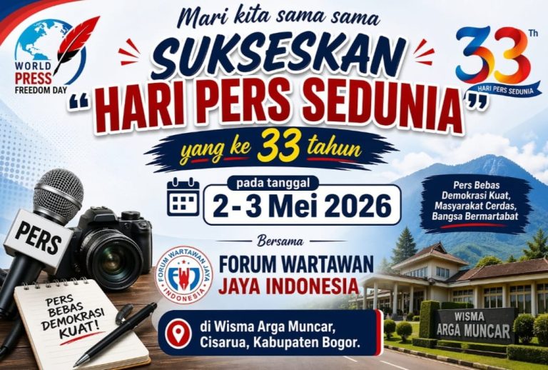 Ketum FWJ Indonesia: HPS Menjadi Tonggak Bersejarah Kebebasan Pers