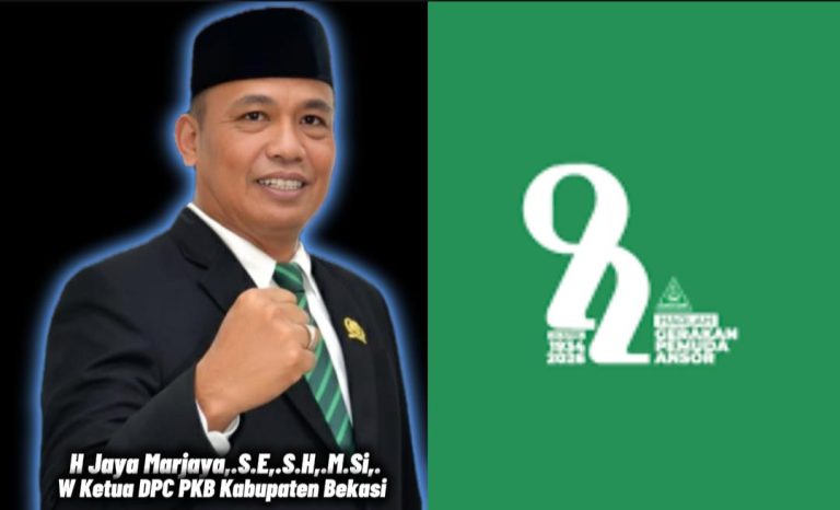 H Jaya Marjaya Ucapkan Selamat Harlah ke-92 GP Ansor: Perkuat Peran Pemuda dalam Menjaga Harmoni dan Keutuhan Bangsa