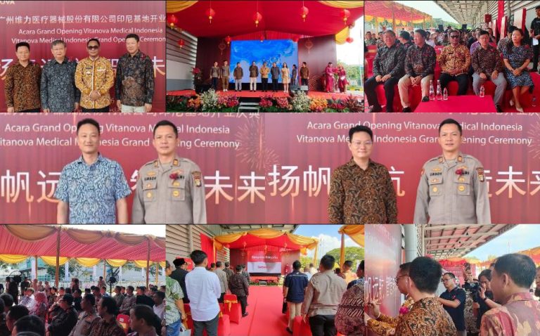 Kapolsek Cikarang Pusat Hadiri Peresmian PT Vitanova, Tegaskan Komitmen Jaga Iklim Investasi dan Apresiasi Penyerapan Tenaga Kerja Lokal