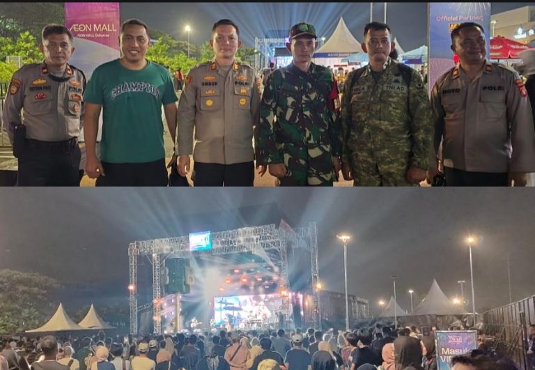 Ribuan Warga Padati “Spectrum of Soul”, Polsek Cikarang Pusat Tunjukkan Pengamanan Humanis dan Profesional di AEON Deltamas