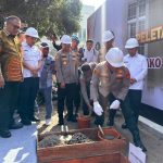 Kapolda Metro Jaya, Irjen Pol. Asep Edi Suheri Letakan Batu Pertama Pembangunan Gedung Polres Depok