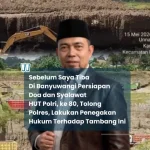 Ketum FRN Desak Penertiban Tambang Ilegal di Rogojampi Banyuwangi: “Jika Belum Kantongi RKAB, Hentikan Operasi!”