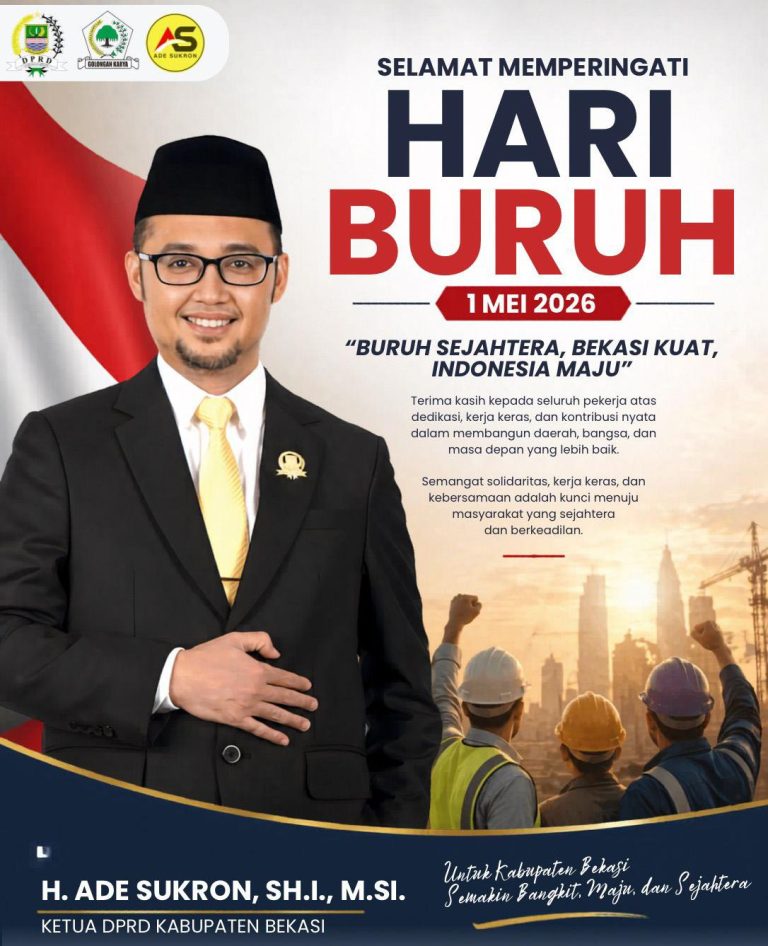 May Day 2026: Ketua DPRD Kabupaten Bekasi Tegaskan Komitmen Kesejahteraan Pekerja sebagai Pilar Pembangunan