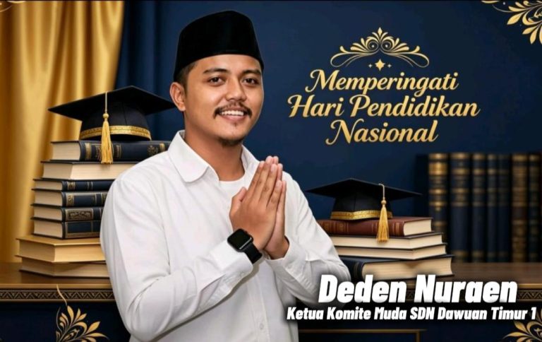 Ketua Komite Muda SDN Dawuan Timur 1 Cikampek Serukan Semangat Kolaborasi di Hari Pendidikan Nasional