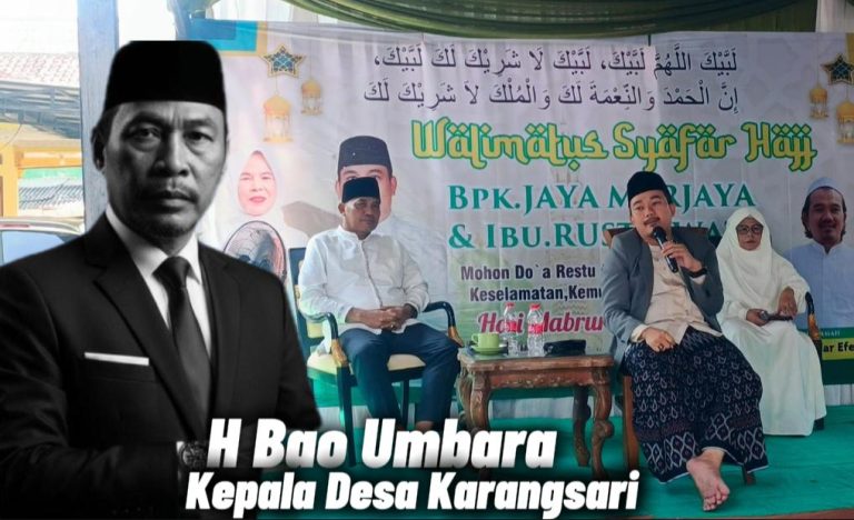Walimatul Safar Penuh Khidmat, Doa dan Kebersamaan Iringi Keberangkatan H. Jaya Marjaya Menuju Tanah Suci