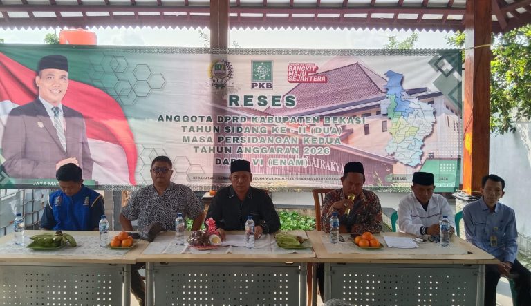 Reses H. Jaya Marjaya: Menyerap Aspirasi, Menguatkan Komitmen Pembangunan untuk Kesejahteraan Masyarakat Bekasi