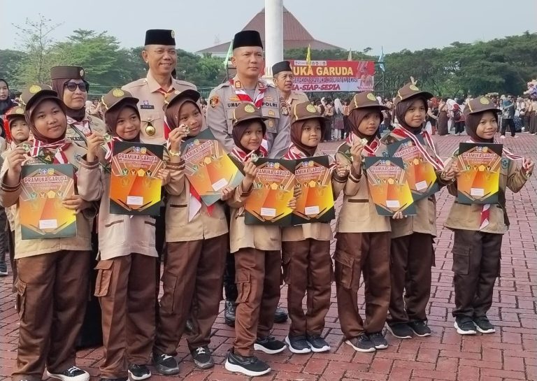 Mengukir Generasi Unggul: Pelantikan Pramuka Garuda Kabupaten Bekasi Berlangsung Khidmat dan Penuh Makna