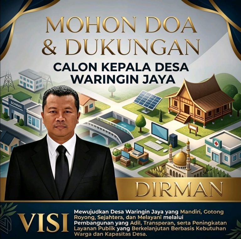 Menenun Asa Perubahan: Dirman Hadir Membawa Harapan Baru bagi Waringin Jaya