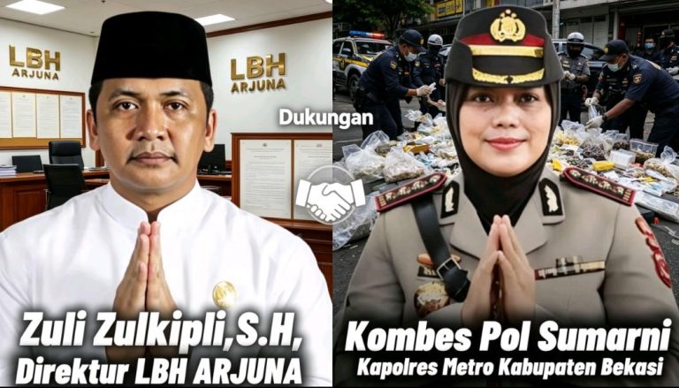Direktur LBH ARJUNA Nyatakan Dukungannya atas Ketegasan Bunda Kapolres Metro Bekasi dalam Berantas Obat Ilegal