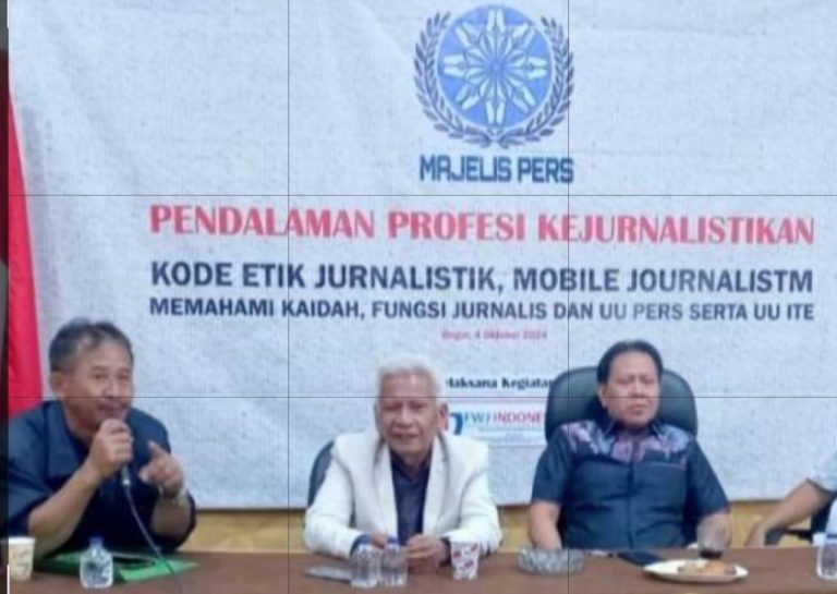 Majelis Pers: Apakah UU No.40 Thn 1999 tentang Pers Masih Berfungsi Sebagai pedoman Payung Hukum bagi umat Pers?