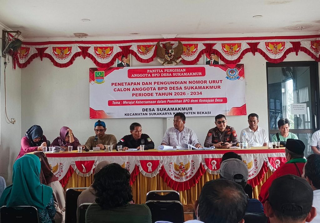 Musyawarah Desa Penetapan Calon BPD Desa Sukamakmur Berlangsung Kondusif dan Demokratis, Semua Pihak Sepakat Jaga Persatuan Desa