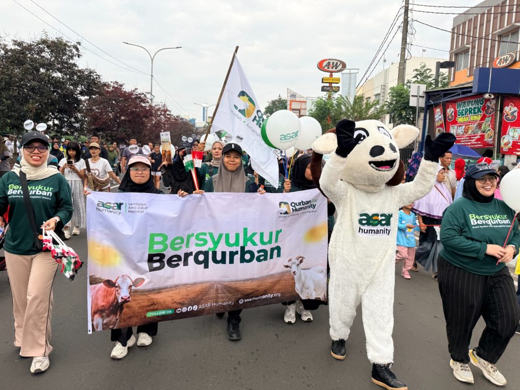 Semarakkan Campaign “Bersyukur Berqurban”, ASAR Humanity Gelar Parade Qurban di Car Free Day Depok