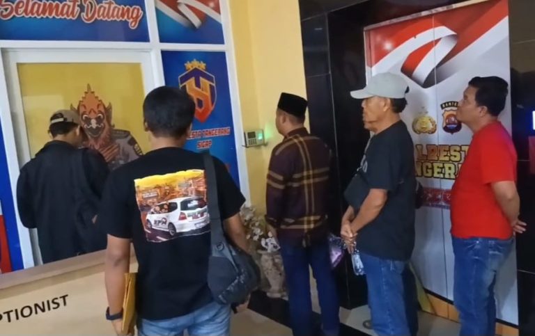 Pelaku Pengancam Wartawan Dilimpahkan Ke Polresta Tangerang
