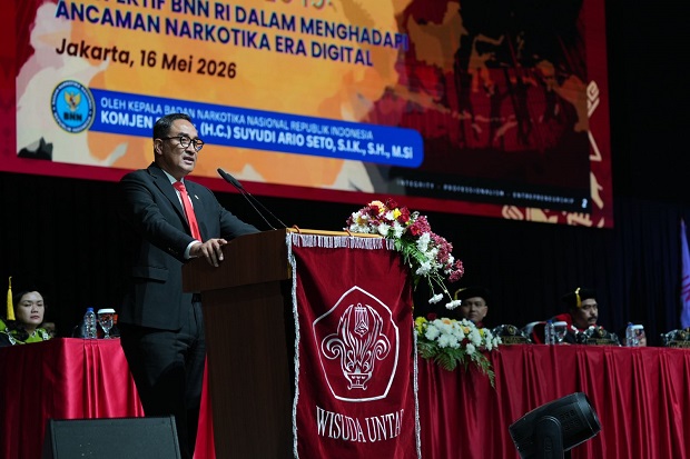 Kepala BNN RI di Wisuda Untar: Indonesia Emas 2045 Hanya Kelar Jika Generasi Muda Bebas Narkoba