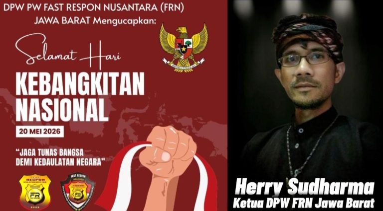 Ketum Fast Respon Jabar: Harkitnas 2026 Momentum Perkuat Persatuan dan Kepedulian Generasi Muda