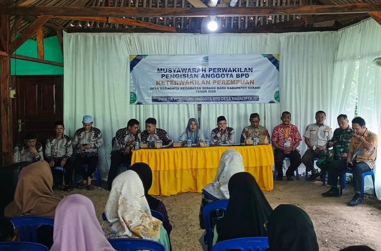 Pemilihan Keterwakilan Perempuan BPD Desa Nagacipta Berjalan Lancar, Panitia Apresiasi Semangat Kebersamaan Warga