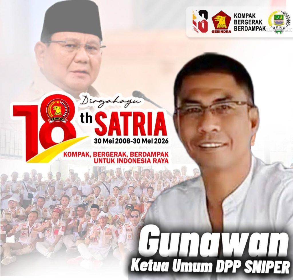 Ketua Umum SNIPER Gunawan Ucapkan Selamat HUT SATRIA ke-18, Dorong Semangat Perjuangan untuk Bangsa dan Negara