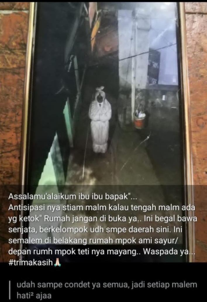 Bukan Makhluk Halus! Pocong Pengetuk Pintu di Karawang-Bekasi Adalah Begal Bersenjata Tajam Bergerombol