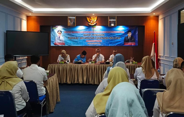 Camat H. Muhammad Sahid, S.E., M.Si. Ajak Seluruh Elemen Masyarakat Perkuat Sinergi Jaga Stabilitas, Kesehatan, dan Ketahanan Sosial di Cikarang Selatan
