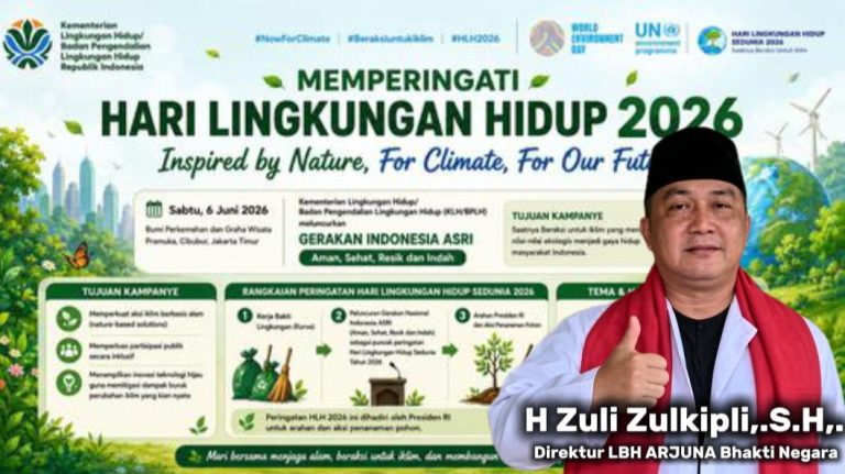 Zuli Zulkipli: Menjaga Lingkungan adalah Menegakkan Keadilan bagi Generasi Hari Ini dan Masa Depan