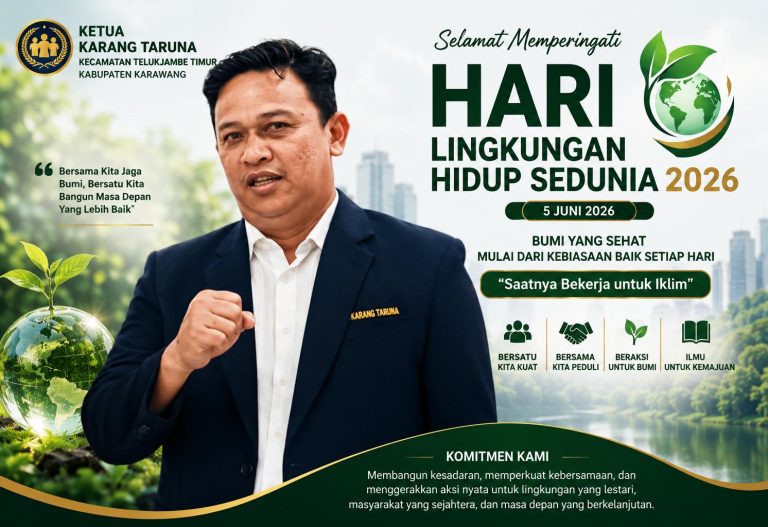 Asep Ruhyat: Pemuda Harus Menjadi Pelopor dalam Menjaga Lingkungan dan Masa Depan Karawang