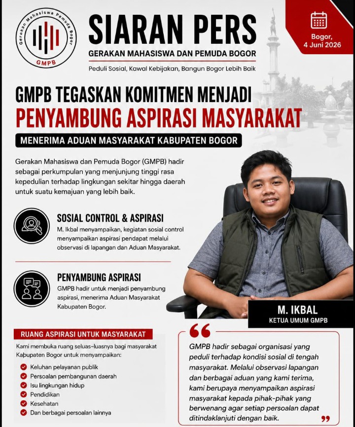GMPB Tegaskan Peran Sosial Kontrol, Dorong Pemerintahan Transparan dan Responsif di Kabupaten Bogor