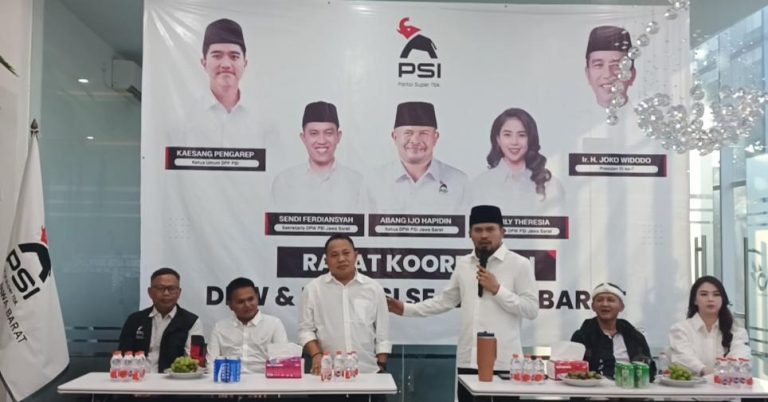 Rakorwil PSI Jawa Barat: Kehadiran H. Codri Syafi’i Dinilai Menjadi Energi Baru, Target Peningkatan Kepercayaan Publik Kian Menguat