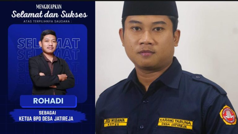 Kebanggaan Karang Taruna Jatireja, Rohadi Dipercaya Memimpin BPD Periode 2026–2034