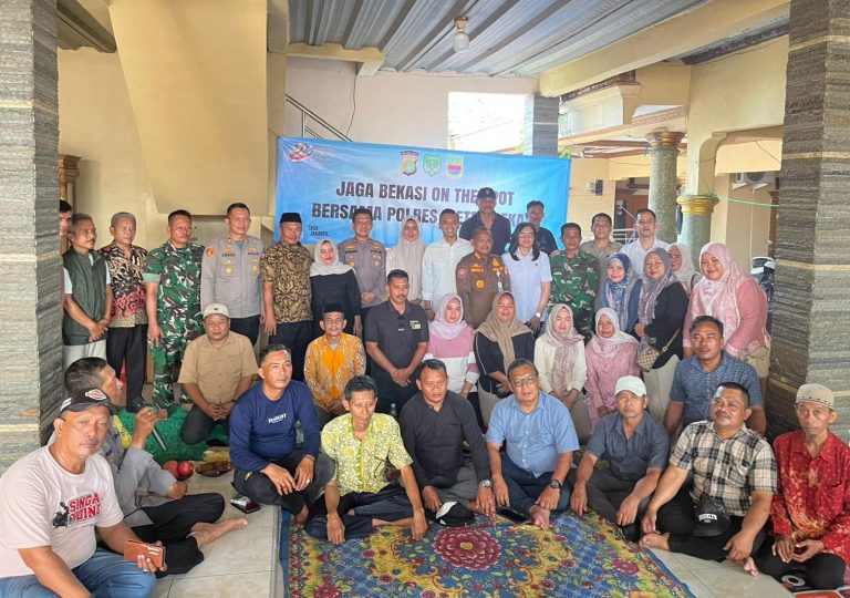 Polres Metro Bekasi Bersama Polsek Cikarang Pusat Serap Aspirasi Warga Jayamukti Melalui Program “Jaga Jakarta, Jaga Bekasi”, Perkuat Sinergi Keamanan Lingkungan