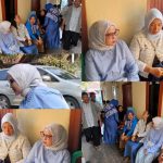 Wujud Kepedulian dan Empati, Kepala Desa Sukaluyu Hj. Lina Herlina Takziah ke Rumah Duka Keluarga Anggota LPM