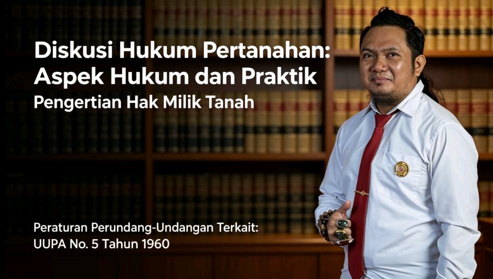 Heri Susanto, S.H., M.H., C.ME.: Jangan Biarkan Rakyat Menjadi Penonton di Atas Tanah Leluhurnya Sendiri