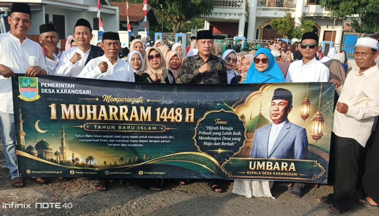 Semangat 1 Muharam 1448 H, Ribuan Warga Desa Karangsari Bersatu dalam Pawai Akbar Menuju Desa yang Maju, Harmonis, dan Religius
