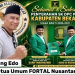 Kang Edo Ucapkan Selamat atas Penyerahan SK Ketua DPC PPP Kabupaten Bekasi kepada H. Syarif Marhaendi