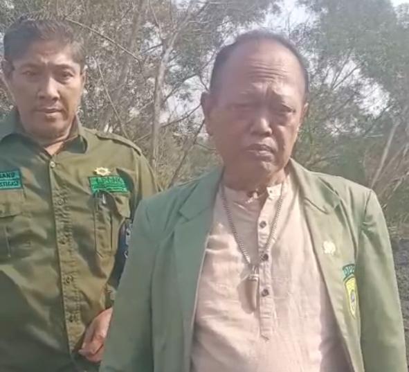 Ketua Umum LPLHK H. Yana Triyana, SE Tegaskan Akan Laporkan Dugaan Pembuangan Limbah ke Gakkum, Soroti Aktivitas di Lahan Milik Hj. Midi Desa Cicau