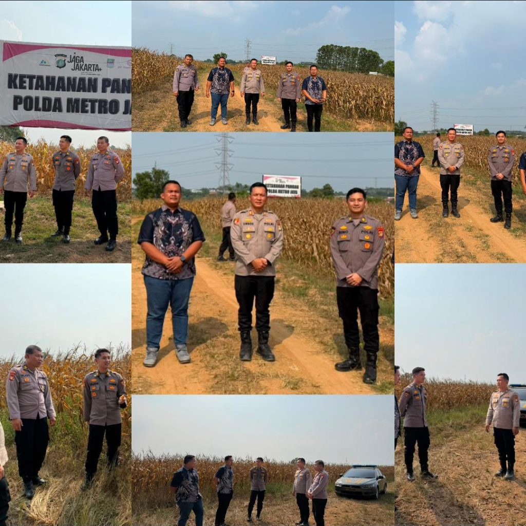 Kapolsek Cikarang Pusat Dampingi Survei Ketahanan Pangan Jagung, Wujud Komitmen Polri Dukung Swasembada Pangan