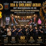 Ketua DPW FRN Jabar: Doa dan Sholawat Akbar HUT Bhayangkara ke-80 Menjadi Simbol Dukungan Fast Respon Nusantara bagi Polri Presisi