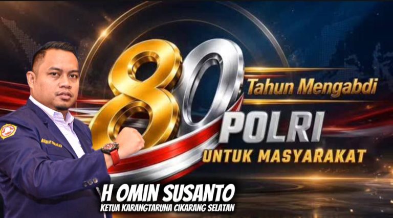 H. Omin Susanto: Hari Bhayangkara ke-80 Momentum Memperkuat Semangat Kepemudaan dan Kebersamaan di Cikarang Selatan