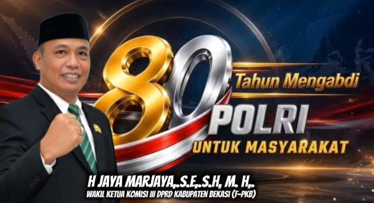 H. Jaya Marjaya : Hari Bhayangkara ke-80 Momentum Memperkuat Nilai Pengabdian, Kebersamaan, dan Keberkahan dalam Pelayanan Publik