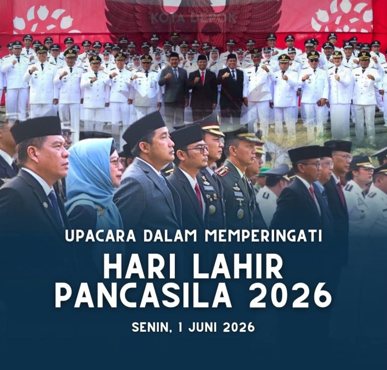 Ikuti Upacara Hari Lahir Pancasila, Ade Supriatna: Pancasila Fondasi Utama Jaga Keberagaman dan Kemajuan Kota Depok   
