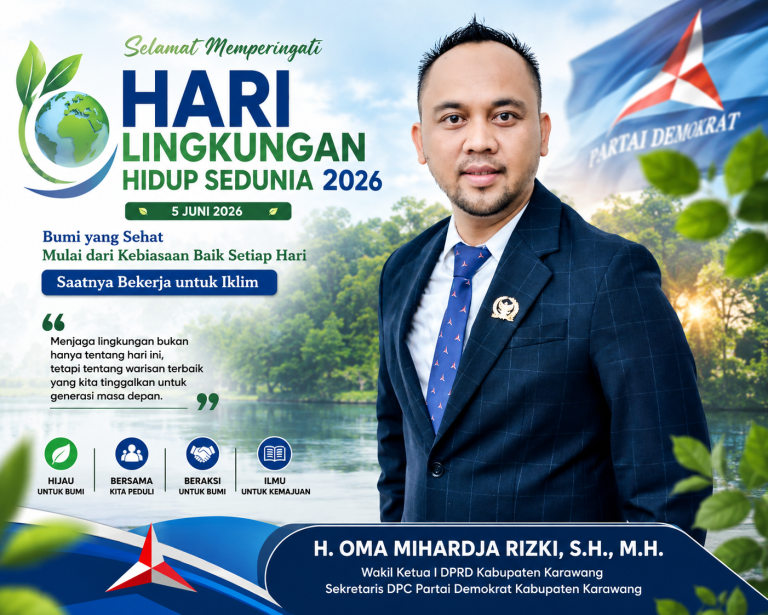 H. Oma Mihardja Rizki: Menjaga Lingkungan Adalah Investasi Terbaik untuk Masa Depan Generasi Bangsa