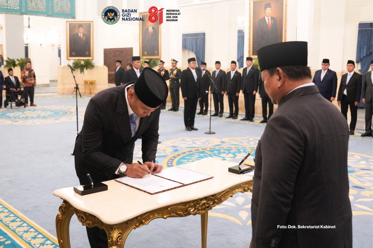 Sudaryono Dilantik Jadi Kepala Badan Gizi Nasional: Tegaskan Bebas Konflik Kepentingan