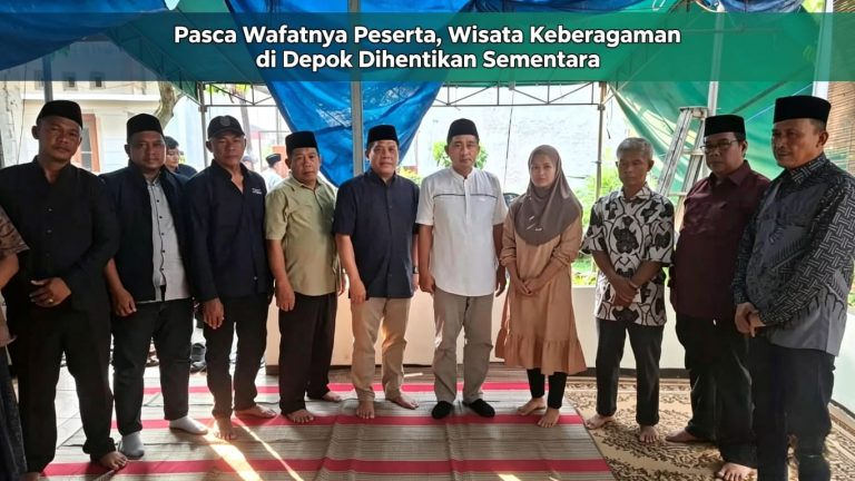 Pasca Wafatnya Peserta, Wisata Keberagaman di Depok Dihentikan Sementara