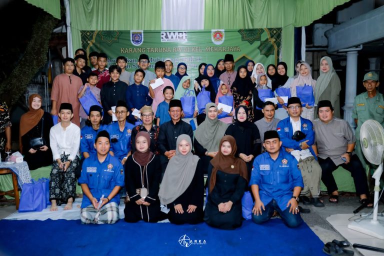 Kelola Dana Secara Transparan, Karang Taruna RW 01 Mekarjaya Tebar Kebaikan di Bulan Muharram dengan Santunan Yatim dan Disabilitas