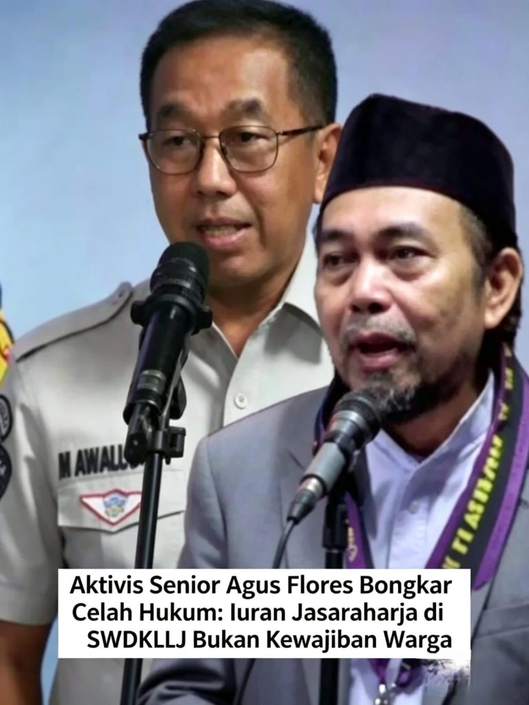 Aktivis Senior Agus Flores Bongkar Celah Hukum: Iuran Jasaraharja di SWDKLLJ Bukan Kewajiban Warga